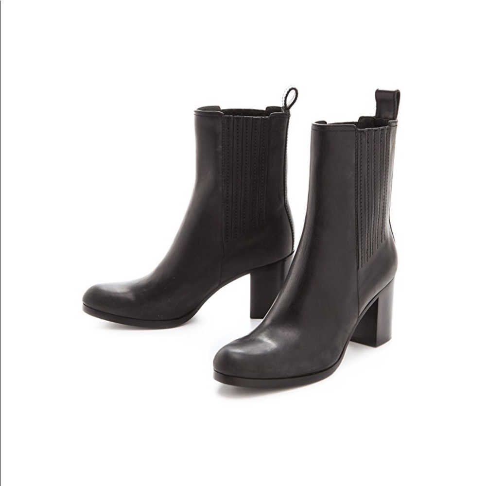 Alexander Wang Donna boots in black leather
